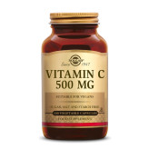 Vitamine C 500mg flacon de 100  gélules végétales - Solgar - Vitamine C, Acérola et Bioflavonoïdes - 1-Vitamine C 500mg flacon de 100  gélules végétales - Solgar