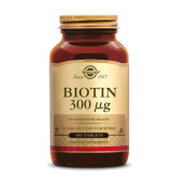 Biotin 300 µg 100 comprimés - Solgar - Vitamines - 2-Biotin 300 µg 100 comprimés - Solgar