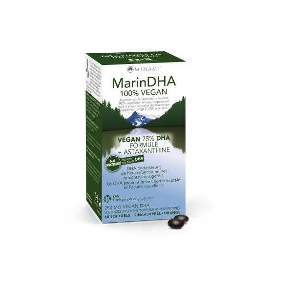 MarinDHA 100% Vegan 60 softgels -Minami Nutrition
