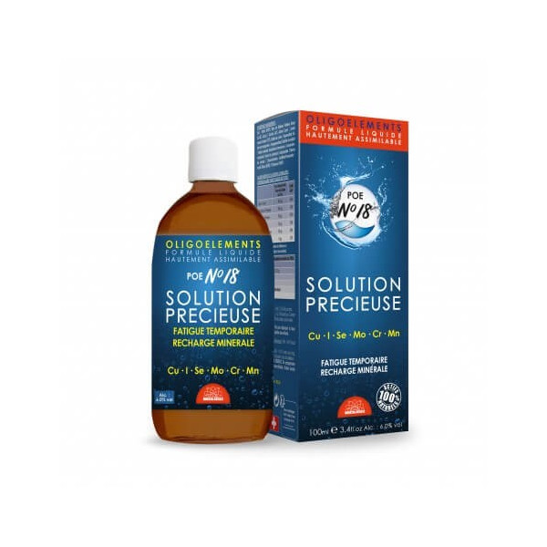 Solution précieuse 100 ml (POE N°18) - Bioligophyt - Oligoéléments - 1