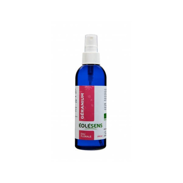 Hydrolat Géranium  (Eau florale) Bio 200 ml - Eolesens - Eaux Florales - Hydrolats - 1