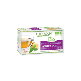 Herbesan Infusion ventre plat Bio 20 sachets infusettes - Herbesan - 1 - Herboristerie du Valmont Herbesan Infusion ventre plat Bio 20 sachets infusettes - Herbesan - 1 - Herboristerie du Valmont