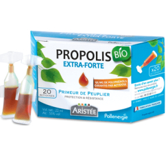 Extra starkes Bio-Propolis aus Braunpappel - Actidoses 20 Ampullen - Aristée - Bienenstockprodukte - 1