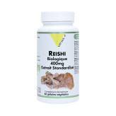 Shiitaké Reishi BIO Extrait standardisé 400 mg 60 gélules végétales - Vitall+ - Phytothérapie - 1-Shiitaké Reishi BIO Extrait standardisé 400 mg 60 gélules végétales - Vitall+