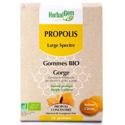 Propolis large spectre BIO 24 gommes - Herbalgem - Propolis - 2