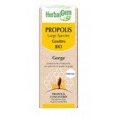 Propolis large spectre Gorge en gouttes 15 ml BIO - Herbalgem - Propolis - 2