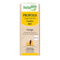 Propolis large spectre Gorge en gouttes 15 ml BIO - Herbalgem - Propolis - 2