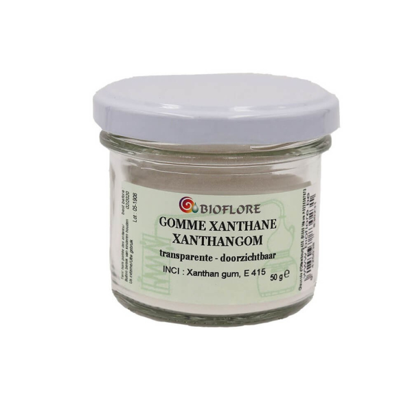Transparentes Xanthan-Gummi-Pulver 50 g - Bioflore - Rohstoffe - 1