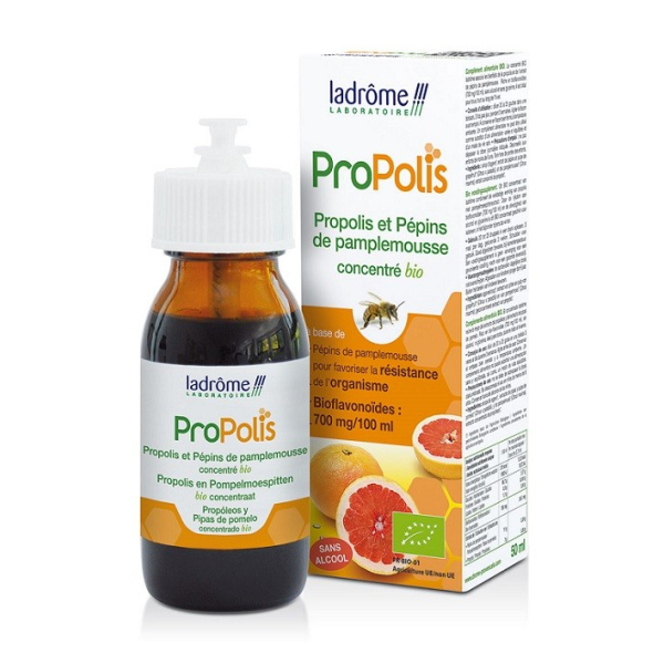 Biokonzentrat aus Propolis und Grapefruitkernen 50 ml - Ladrôme - Bienenstockprodukte - 1