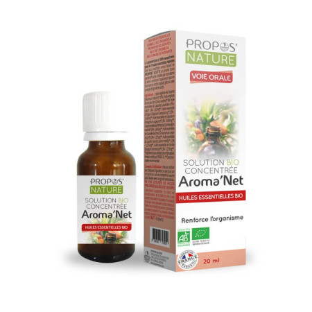 Solution concentrée Aroma'net voie orale 20 ml Bio - Propos'Nature - Mycoses - Verrues - 1