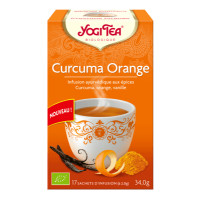 Yogi Tea 'Curcuma Orange'  Bio 17 sachets - Thé Ayurvedic - Infusions Ayurvédiques - 1-Yogi Tea 'Curcuma Orange'  Bio 17 sachets - Thé Ayurvedic