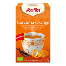 Yogi Tea "Curcuma Orange"  Bio 17 sachets - Thé Ayurvedic - Infusions Ayurvédiques - 1