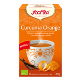 Yogi Tea 'Curcuma Orange'  Bio 17 sachets - Thé Ayurvedic - Infusions Ayurvédiques - 1-Yogi Tea 'Curcuma Orange' Biologisch 17 zakjes - Ayurvedische thee
