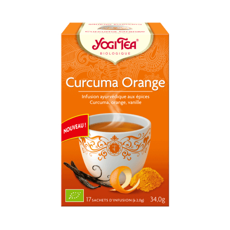 Yogi Tea "Curcuma Orange"  Bio 17 sachets - Thé Ayurvedic - Infusions Ayurvédiques - 1