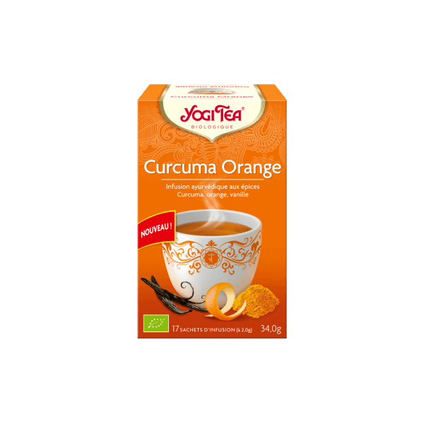 Yogi Tea "Curcuma Orange"  Bio 17 sachets - Thé Ayurvedic - Infusions Ayurvédiques - 1