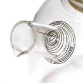 Tee-Ei aus Glas mit Bambusdeckel 1L - Aromandise - Zubehör für Kräutertees und Tee - 2