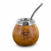 Calebasse et bombilla traditionnelles pour Maté - Aromandise - Accessoire Ethno-Herboristerie - 1-Calebasse et bombilla traditionnelles pour Maté - Aromandise