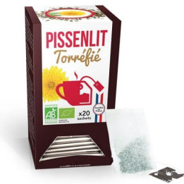 Racine de Pissenlit torréfiée 20 sachets BIO - Aromandise - Tisanes en infusettes - 1