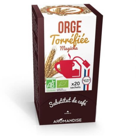 Orge torréfiée 20 sachets BIO - Aromandise - Tisanes en infusettes - 1 Orge torréfiée 20 sachets BIO - Aromandise - Tisanes en infusettes - 1