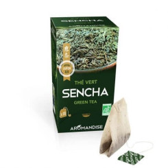 Thé Vert Sencha 18 sachets BIO - Aromandise - Tisanes en infusettes - 2