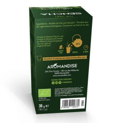 Sencha Grüner Tee 18 Bio-Beutel - Aromandise - Kräutertees im Teebeutel - 3