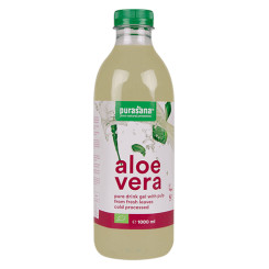 Aloe vera gel buvable 1L BIO - Purasana - Aloé-vera  + - 1