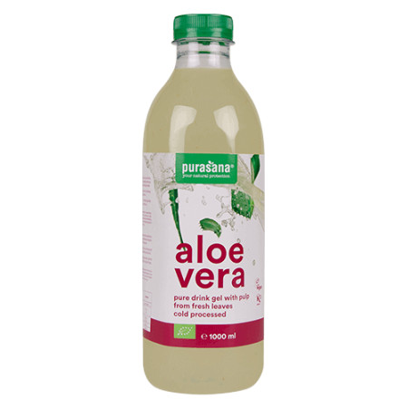 Aloe vera gel buvable 1L BIO - Purasana - Aloé-vera  + - 1