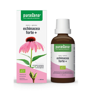Echinacea Forte + Bio - Complexe Immunité Phyto+Gemmo 50 ml - Purasana - 1 - Herboristerie du Valmont
