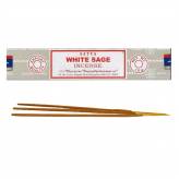 Encens en baguette - Sauge Blanche 15 gr - Satya - Encens, Résines Traditionnelles & Fumigation - 1-Encens en baguette - Sauge Blanche 15 gr - Satya