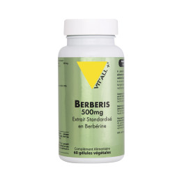 Berberis 500mg Extrait standardisé 60 gélules - Vitall+ - Extraits de plantes standardisés (EPS) + - 1