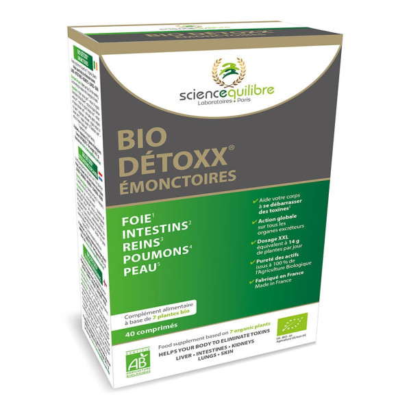Détoxx Bio  40 comprimés Bio - Science et Equilibre - Détox - Drainage - 1