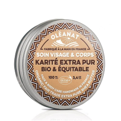 Beurre de Karité Extra pur BIO 100 ml - Oléanat - Soins de la peau - 1