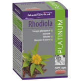 Rhodiola Platinum (Extrait standardisé) 60 capslues - Mannavital - Extraits de plantes standardisés (EPS) + - 1-Rhodiola Platinum (standardisierter Extrakt) 60 Kapseln - Mannavital