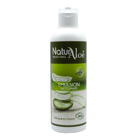 Emulsion nettoyante Aloé vera BIO 200 ml - Natur Aloé - Aloé-vera  + - 1