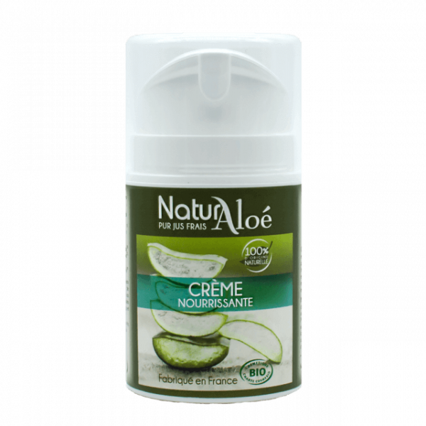 Crème de jour nourrissante Aloe vera BIO 50 ml - Natur Aloé - Aloé-vera  + - 1