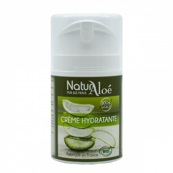 Crème hydratante Aloé vera BIO 50 ml - Natur Aloé - Aloé-vera  + - 1