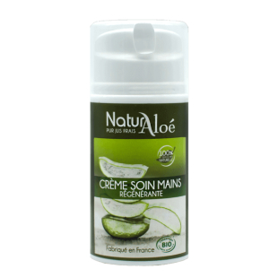 Crème soin des mains Aloé vera BIO 50 ml - Natur Aloé - 1 - Herboristerie du Valmont Crème soin des mains Aloé vera BIO 50 ml - Natur Aloé - 1 - Herboristerie du Valmont