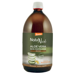 Pur Jus d'Aloé vera BIO 1 Litre - Natur Aloé - Jus et gels de plantes à boire - 1