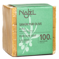 Savon d'Alep 100% huile d'olive 200g - Najel - Hygiène au quotidien - 1