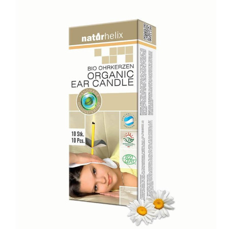 Bougies d'oreilles Auriculaires Camomille 10 pièces BIO - Naturhelix - Hygiène au quotidien - 1 Bougies d'oreilles Auriculaires Camomille 10 pièces BIO - Naturhelix - Hygiène au quotidien - 1