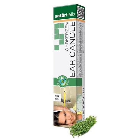 Bougies d'oreilles Auriculaires Thym 2 pièces BIO - Naturhelix - Hygiène au quotidien - 1 Bougies d'oreilles Auriculaires Thym 2 pièces BIO - Naturhelix - Hygiène au quotidien - 1