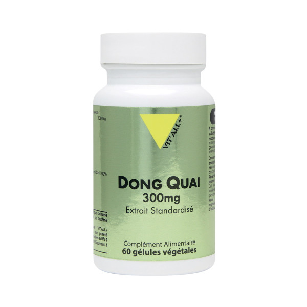 Dong Quai Extrait standardisé (Angélique chinoise) 300 mg 60 gélules - Vitall+ - 1 - Herboristerie du Valmont