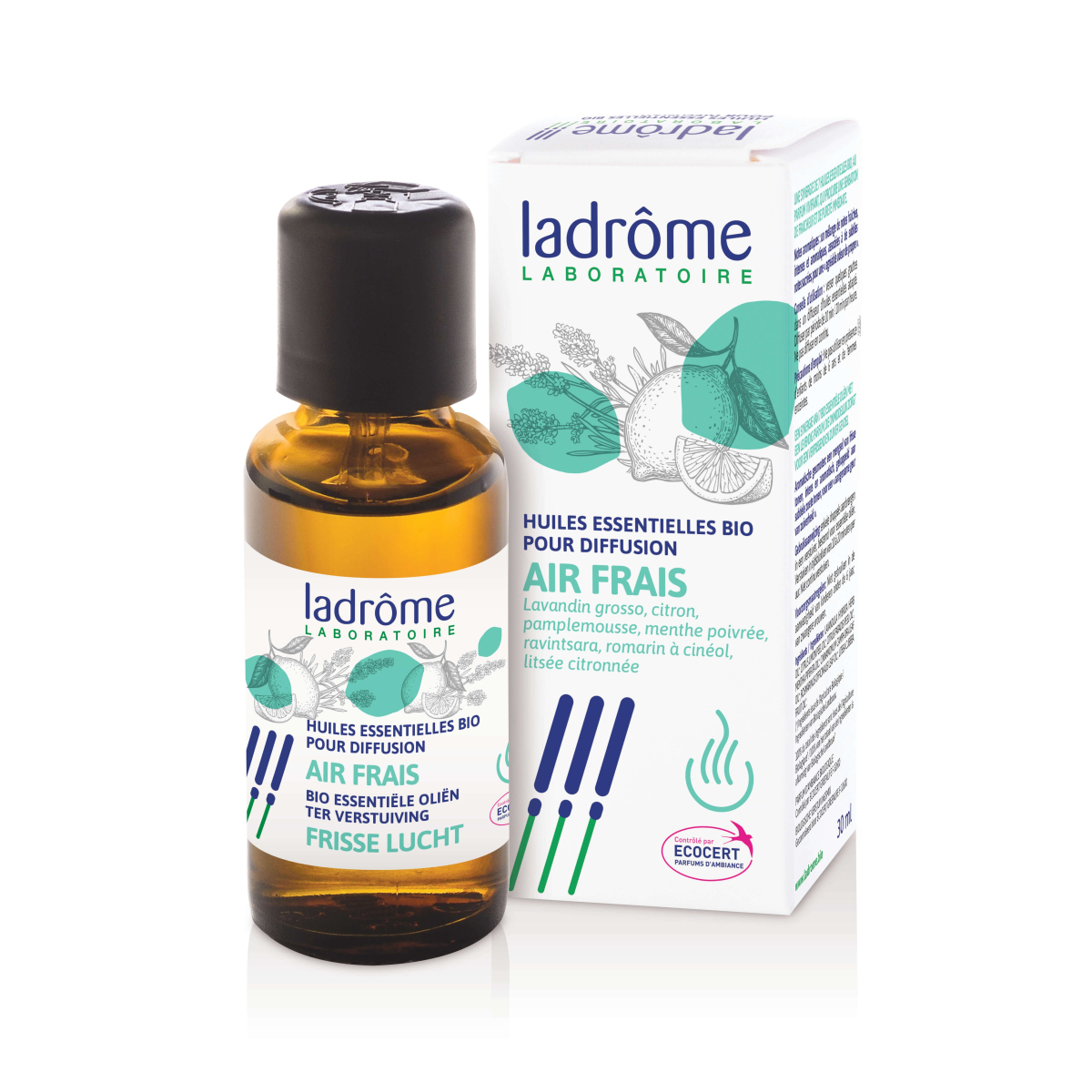 Huile Essentielle Bio Synergie Anti-insectes - Lavandin, Citronnelle, Menthe Poivrée - Ceven Aromes