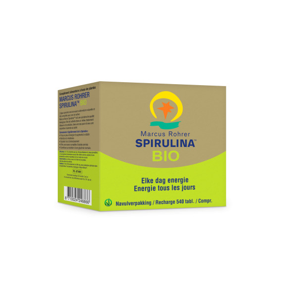 Spiruline Bio Recharge 540 comprimés - Marcus Rohrer - Gélules de plantes - 1