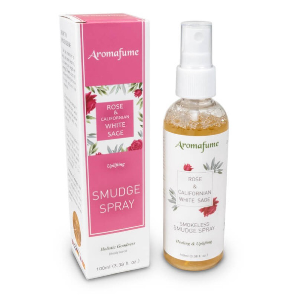 Parfum d'ambiance - Sauge blanche de Californie et Rose - Natural Mist spray 100 ml - Aromafume - Encens, Résines Traditionnelle