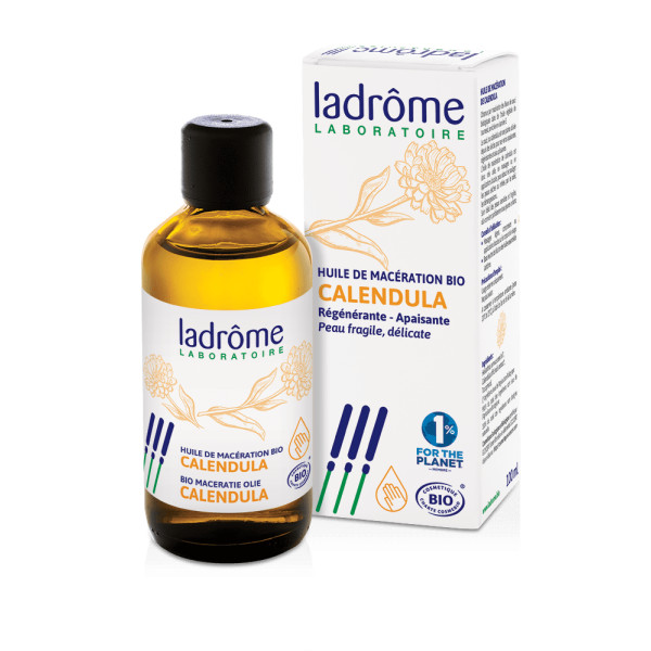 Huile de Calendula (Souci) Bio 100 ml - Ladrôme - Huiles végétales, beurres et baumes - 1