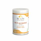 Vit C 500 neutral 50 gélules - Be-Life - Vitamine C, Acérola et Bioflavonoïdes - 1