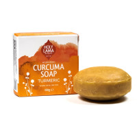 Savon ayurvédique au curcuma 100 gr - Holy Lama - Hygiène au quotidien - 1-Savon ayurvédique au curcuma 100 gr - Holy Lama