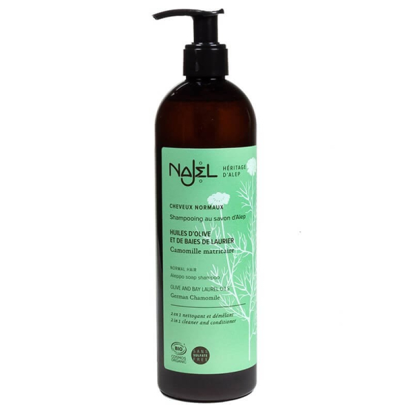 Aleppo 2-in-1 Shampoo für normales Haar 500 ml Bio - Najel - Tägliche Hygiene - 1