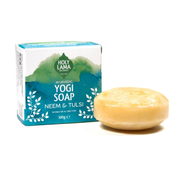 Savon ayurvédique au Neem et Tulsi  100 gr - Holy Lama - Hygiène au quotidien - 1